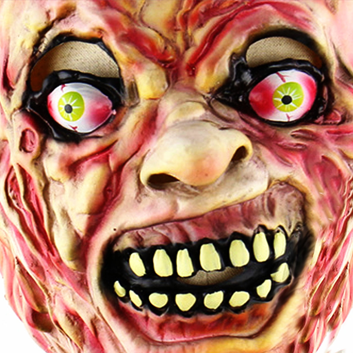 Halloween Adult Mask Zombie Mask Latex Bloody Scary Extremely Disgusting Full Face Mask