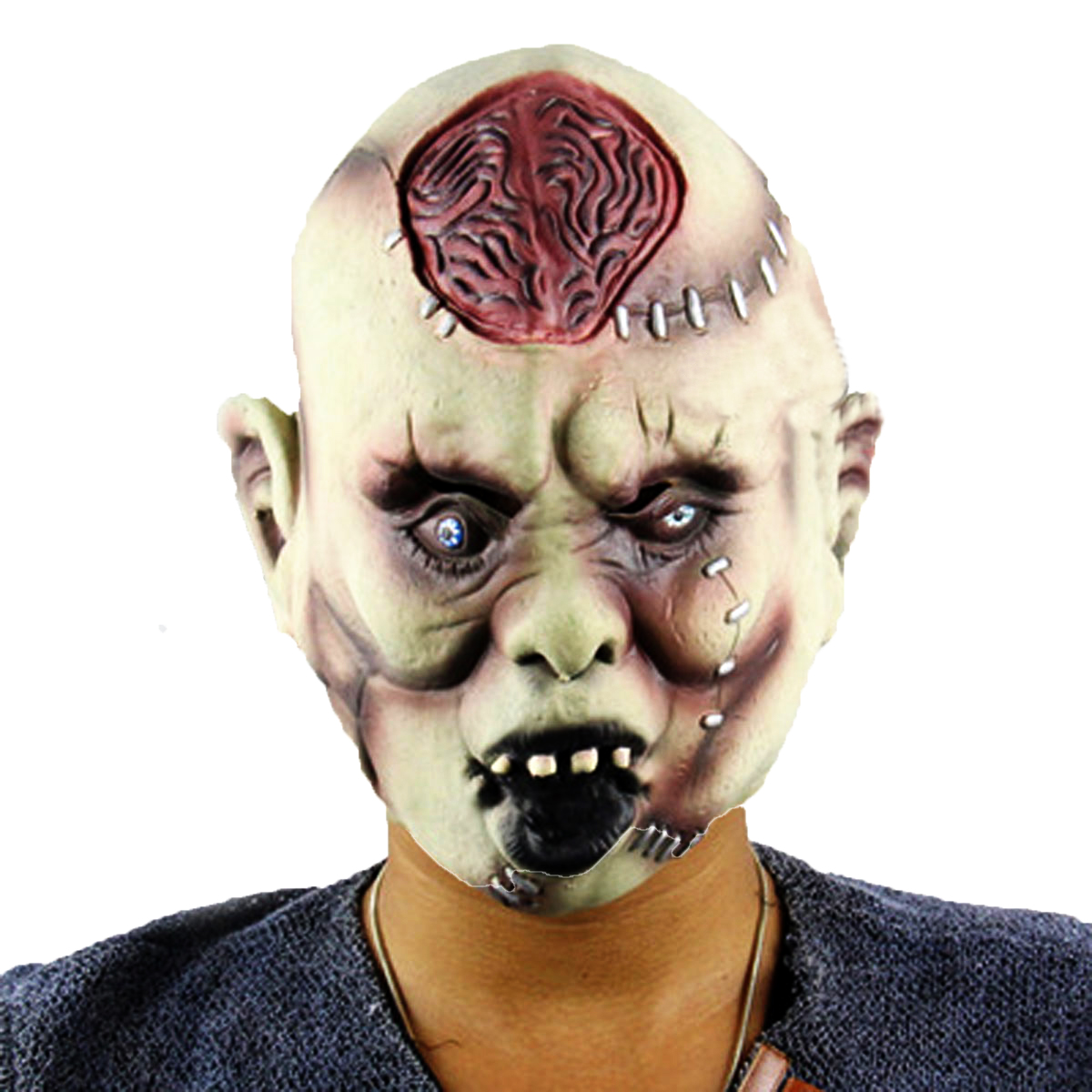 Outdoor Halloween Horror Masks Adult Costume Horror Latex Party Scary Mask Cosplay Prop Dress Decor