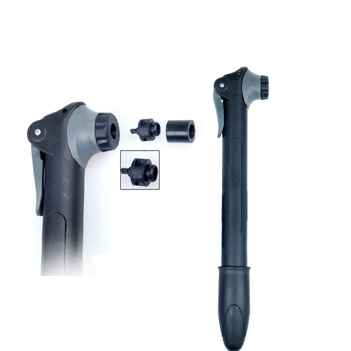 Ultra Light Nylon Inflator Mini Portable Bicycle Air Pump Mountain Bike Cycling Tire Inflator