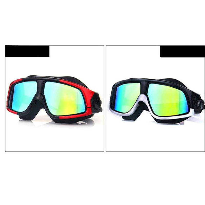 Swim Goggles Water Resistant Anti Fog Electroplate Eyewear Glasses Swimming Goggle