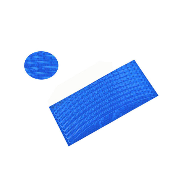 6PCS Bike Reflective Sticker Wheel Decals Reflective Tire Applique Tape Safety Stickers