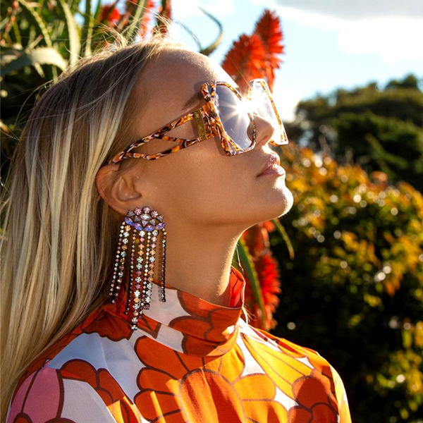 Outdoor Oversized Square Luxury Sunglasses Hollow Men Women Fashion Shades UV400 Vintage Glasses