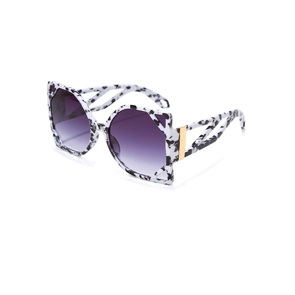 Outdoor Oversized Square Luxury Sunglasses Hollow Men Women Fashion Shades UV400 Vintage Glasses