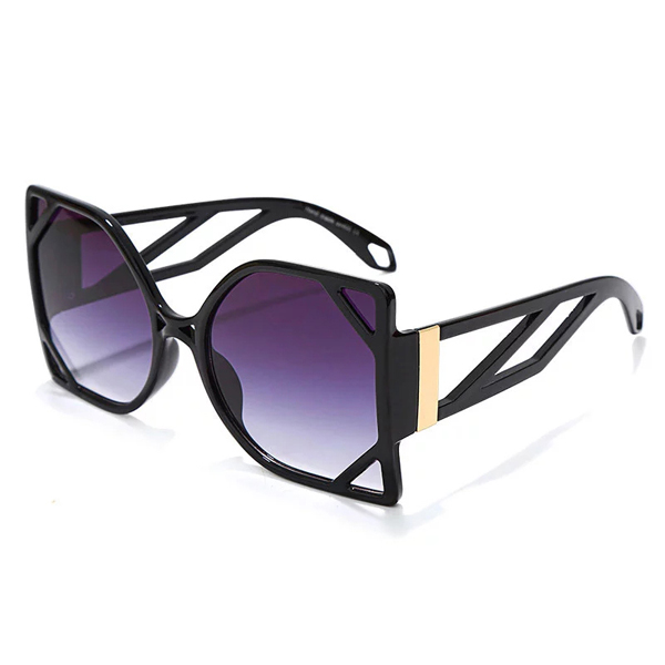 Outdoor Oversized Square Luxury Sunglasses Hollow Men Women Fashion Shades UV400 Vintage Glasses