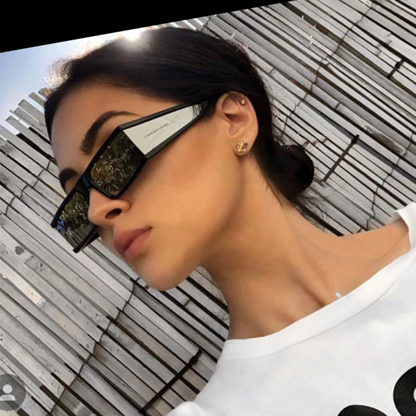 Outdoor Riding Oversized Personality Rectangle Sunglasses Men Women Fashion UV400 Glasses