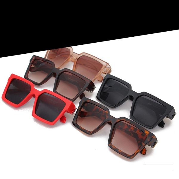 New Fashion Luxury Brand Designer Oversized Square Sunglasses Men Shield Driving Camping Sun Glasses
