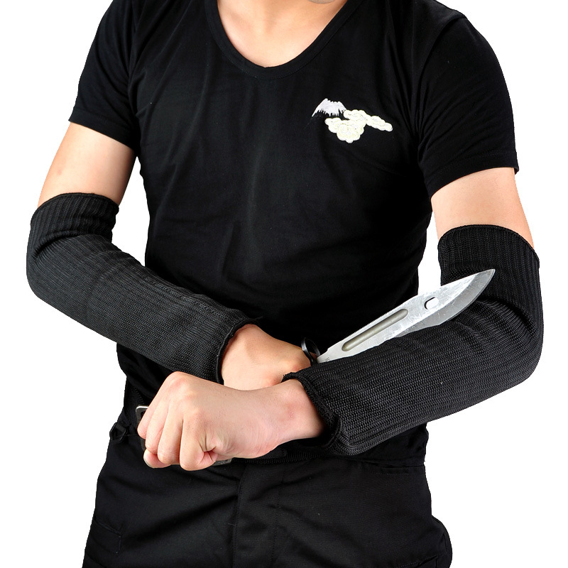 Gloves Anti-cutting Breathable Safety Arm Wrist Cut Resistant Gloves Long Butcher Steel Gloves