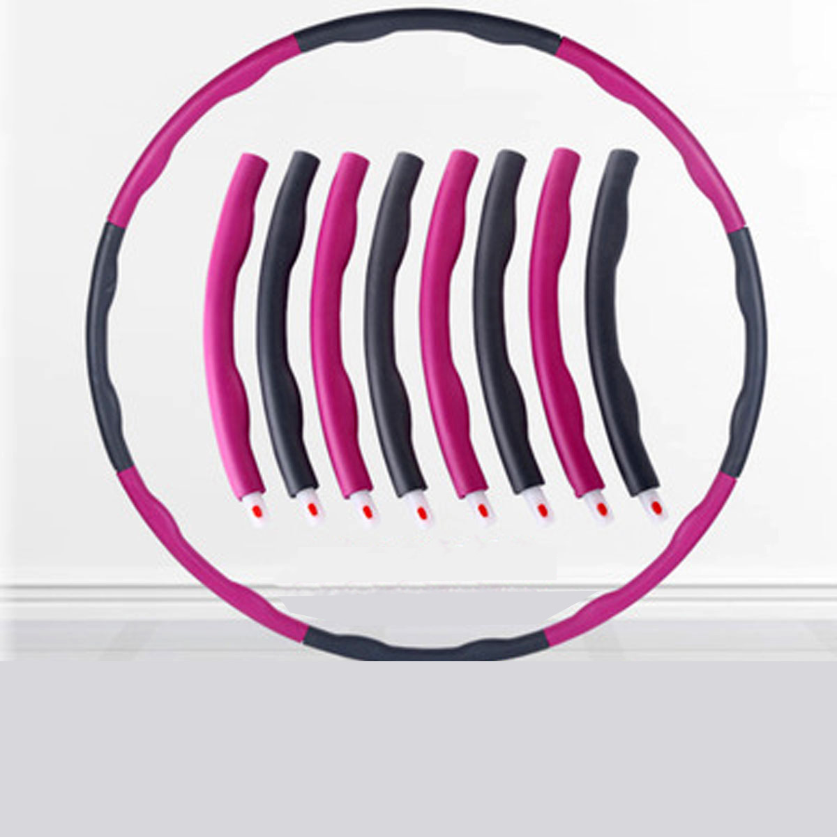 Waist Slimming Fitness Massage Foam Removable Slimming Circle Hula Hoop for Adult Children
