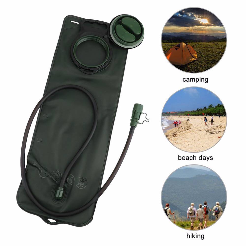 Folding Portable Water Bladder Bag Backpack Hiking Supply Hydration Packs Pouch Water Bag