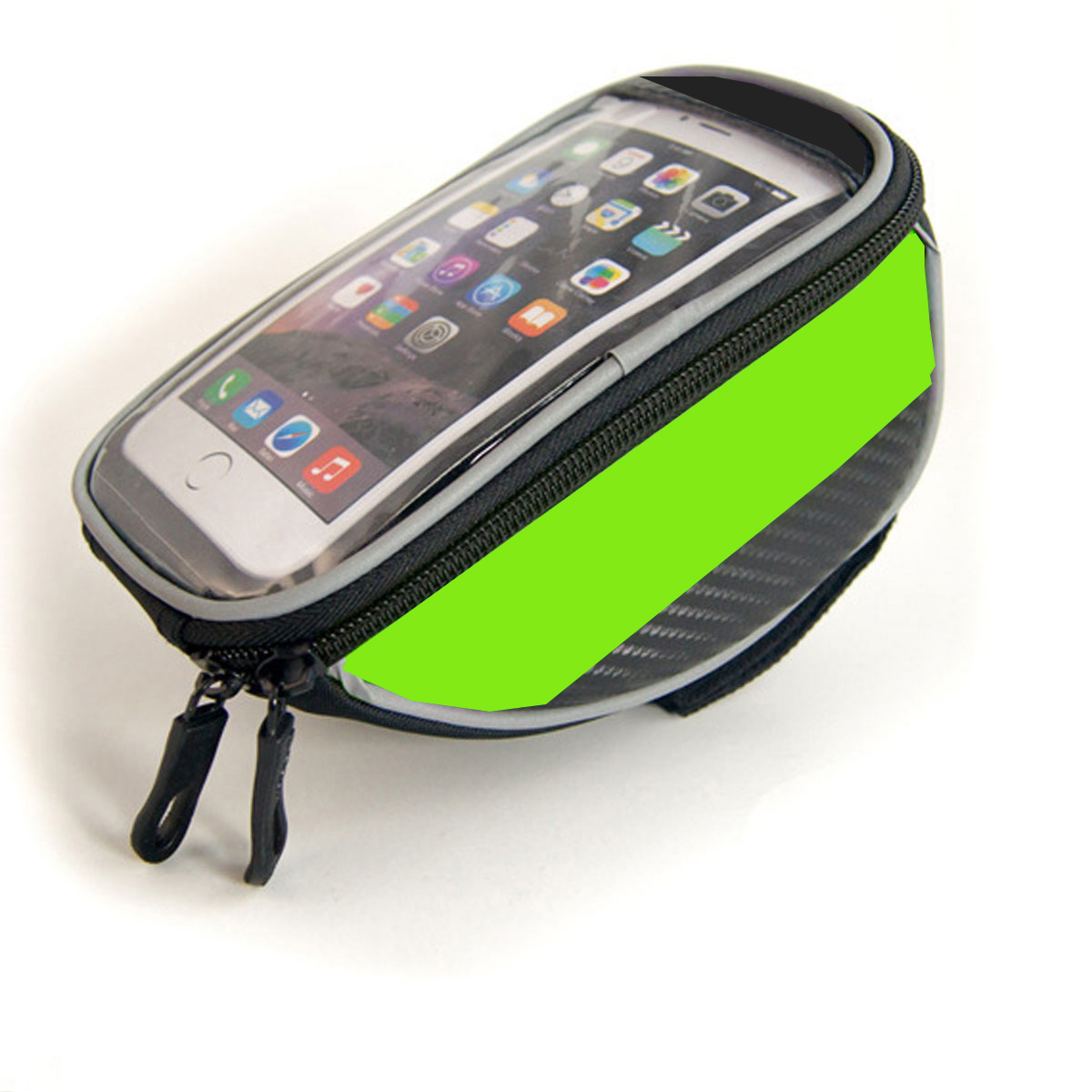 Bike Bag Touchscreen Bicycle Bag Cycling Front Top Frame Handlebar Bag For 5.5&quot; Cellphone
