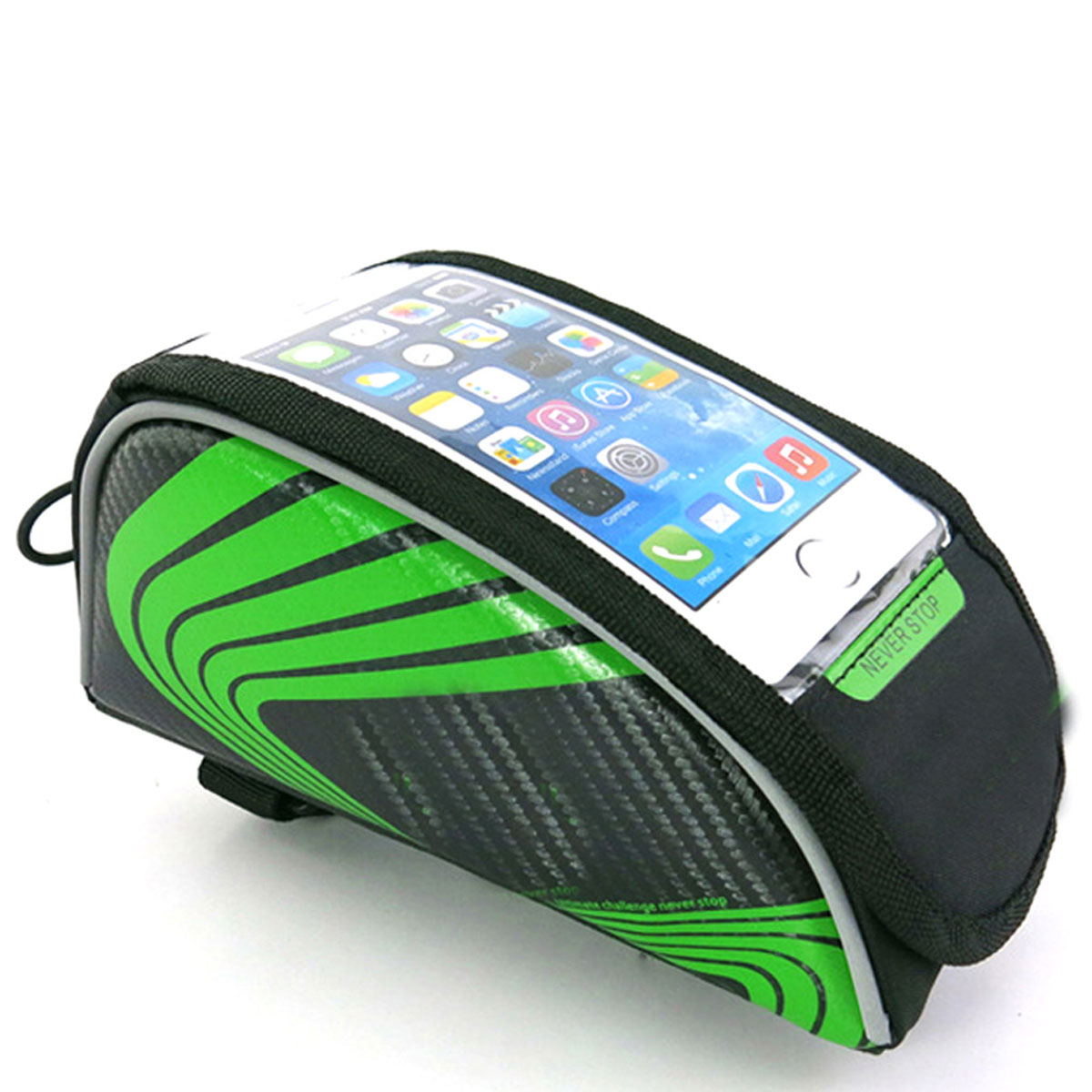 5.5 inch Outdoor Sport Touch Screen Phone Bag Bike Front Frame Bag MTB Mountain Bicycle Saddle Bag