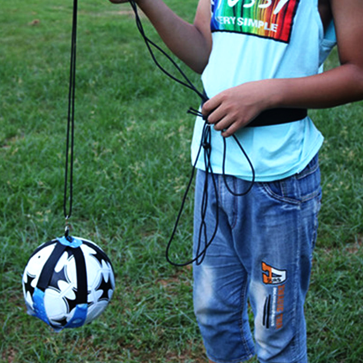 Playing Football Dian Soccer Practice Ball Trainers Football Cyclotron Bind Training Equipment
