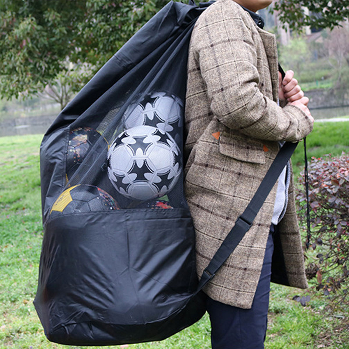 New Football Kit Basketball Volleyball Ball Pocket Heavy Ball Bag Football Receive Bag