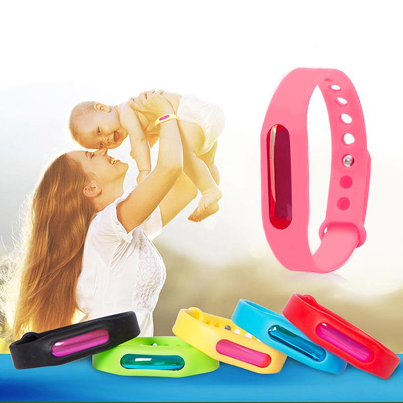 Outdoor Anti Mosquito Pest Insect Bugs Repellent Repeller Wrist Band Bracelet