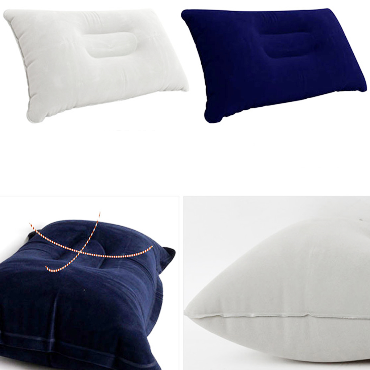 New Outdoor Portable Adult Travel Camping Pillow Neck Pillow Inflatable Pillow