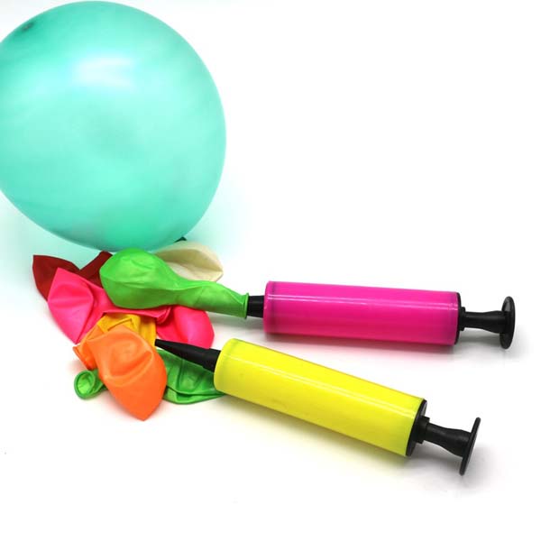 1PC Balloon Pump Hand Push Mini Plastic Inflator Air Pump