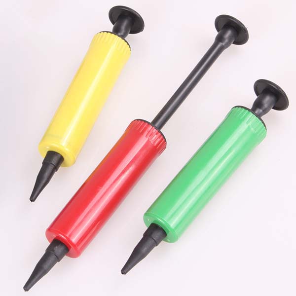 1PC Balloon Pump Hand Push Mini Plastic Inflator Air Pump