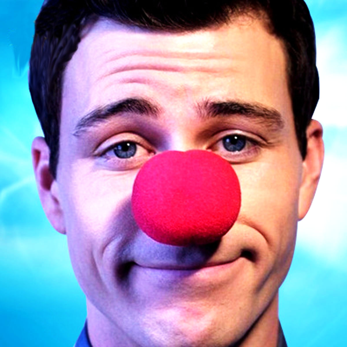 1PC Outdoor Party Sponge Ball Red Clown Magic Nose for Halloween Christmas Party Toys