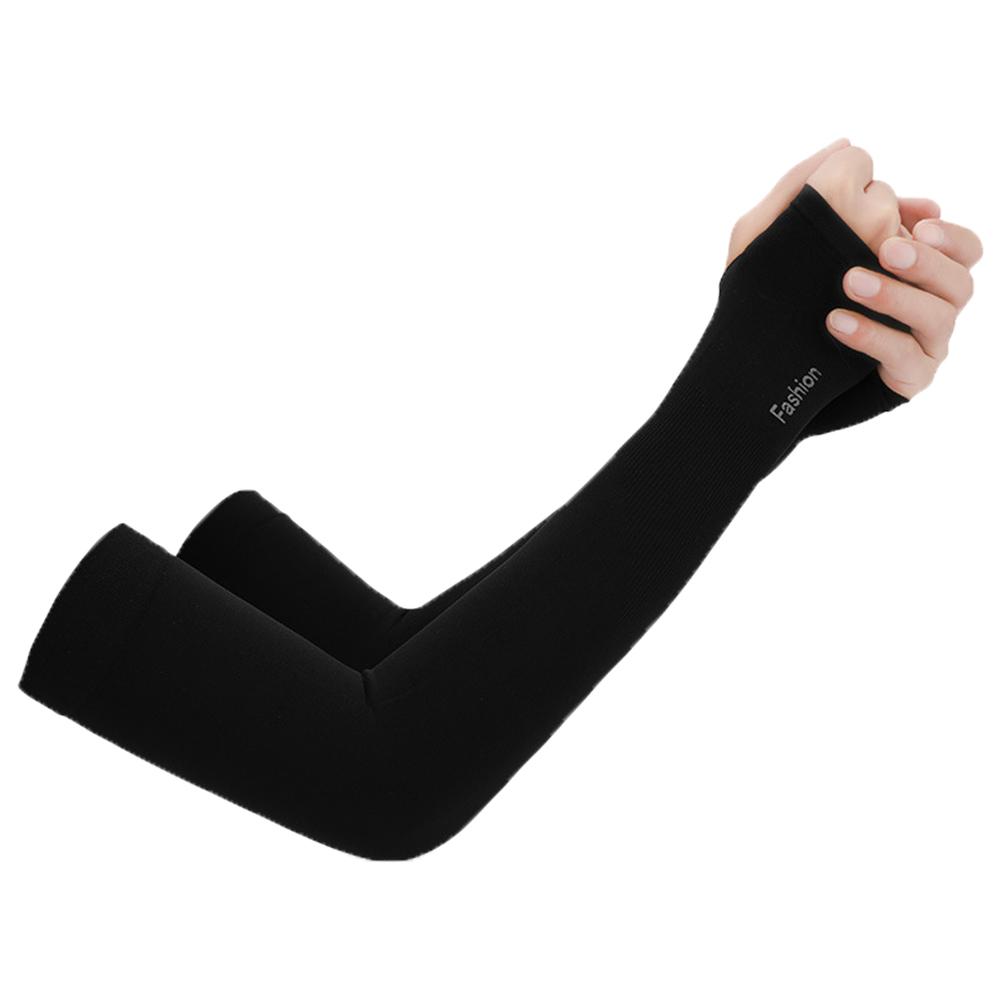1 Pair  Outdoor Cycling Sport Arm Cuff Breathable Comfortable Anti-sunburn  Running Sunshade Sleeve