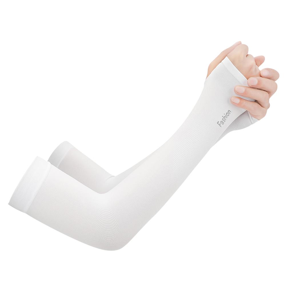 1 Pair  Outdoor Cycling Sport Arm Cuff Breathable Comfortable Anti-sunburn  Running Sunshade Sleeve