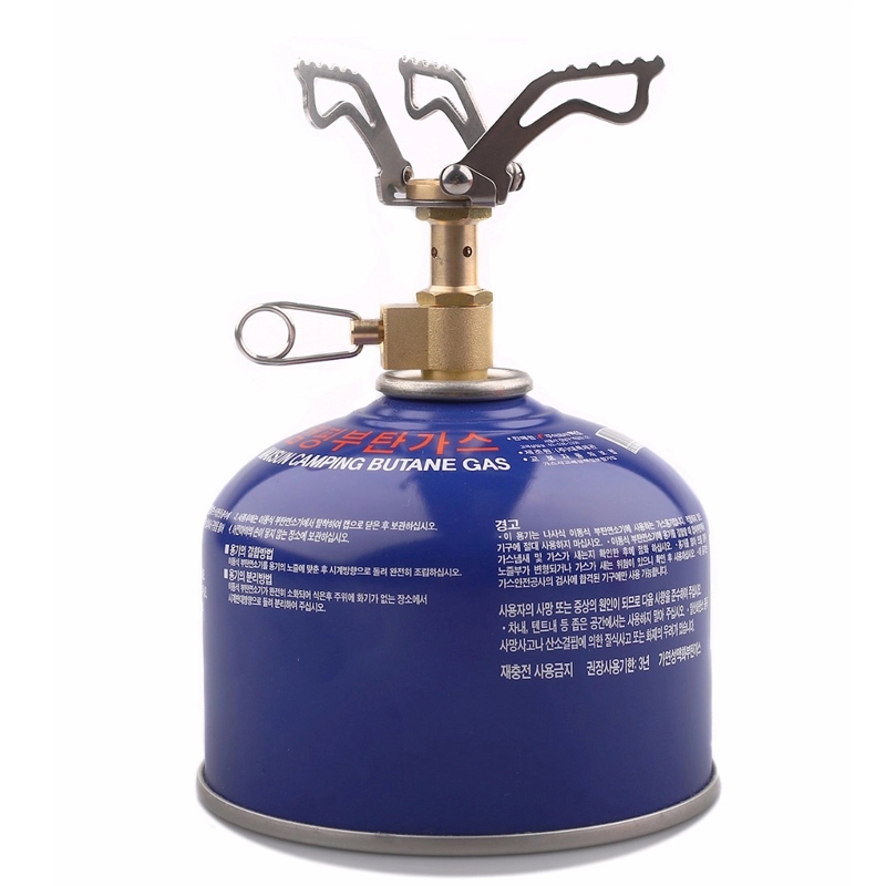 Outdoor Camping Foldable Mini Gas Stove Cooking  Pocket Picnic Survival Bruner Cooker