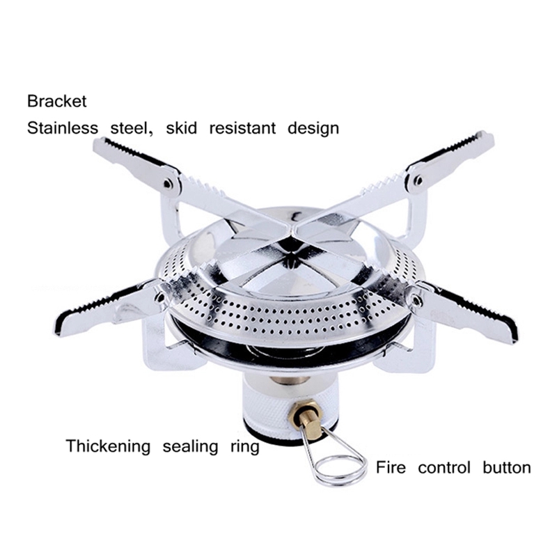 Outdoor Gas stove For Camping Cooking Mini Foldable Hiking Plate Furnace For Trekking