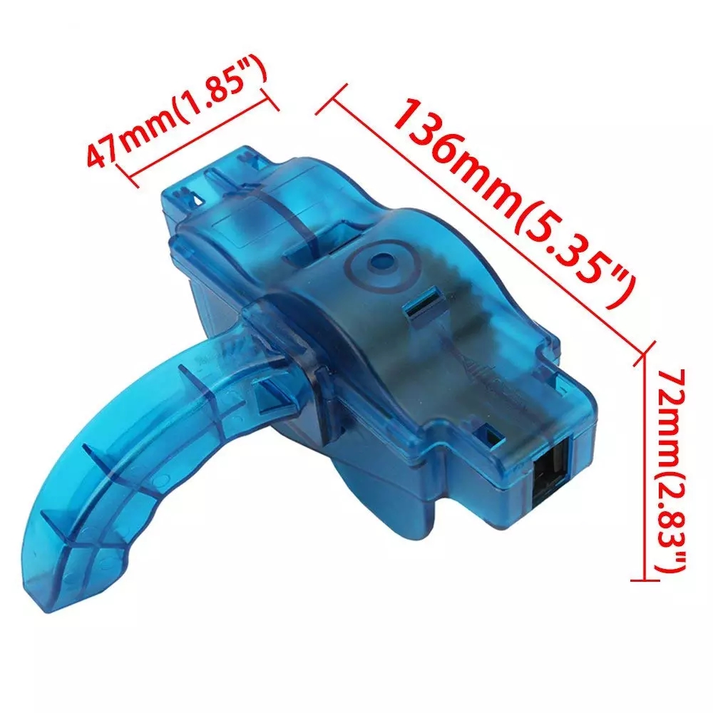 Portable Bicycle Chain Cleaner Bike Clean Machine Brushes Scrubber Wash Tool