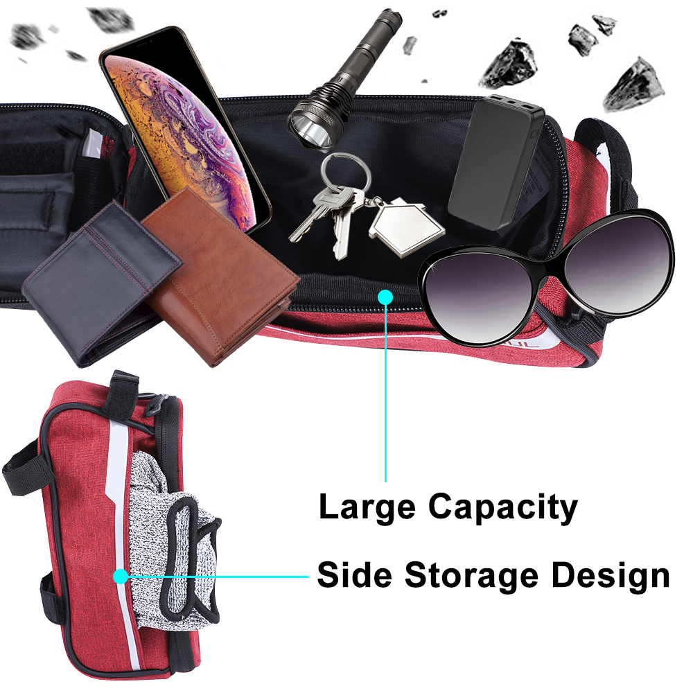 New Waterproof Bicycle Bag Nylon Bike Cyling Cell Mobile Phone Bag