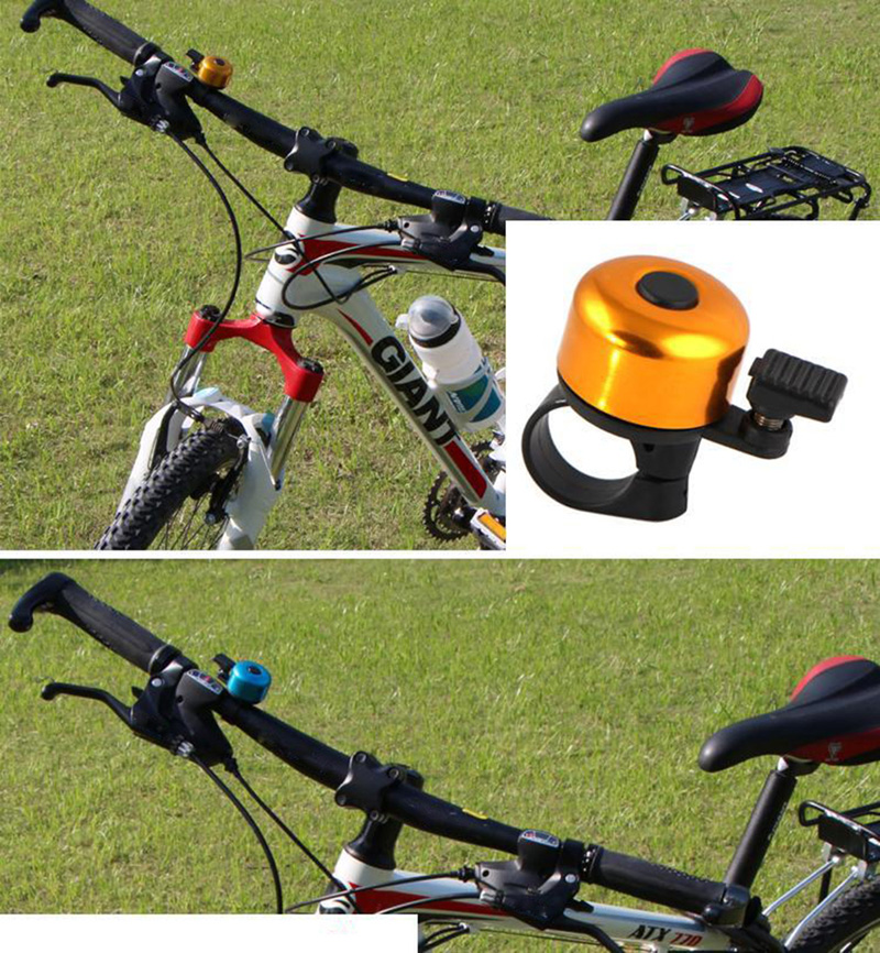 1Pc Bicycle Bell Cycling Bicycle Handlebar Bell Horn Sound Alarm Outdoor Protective Bell Rings