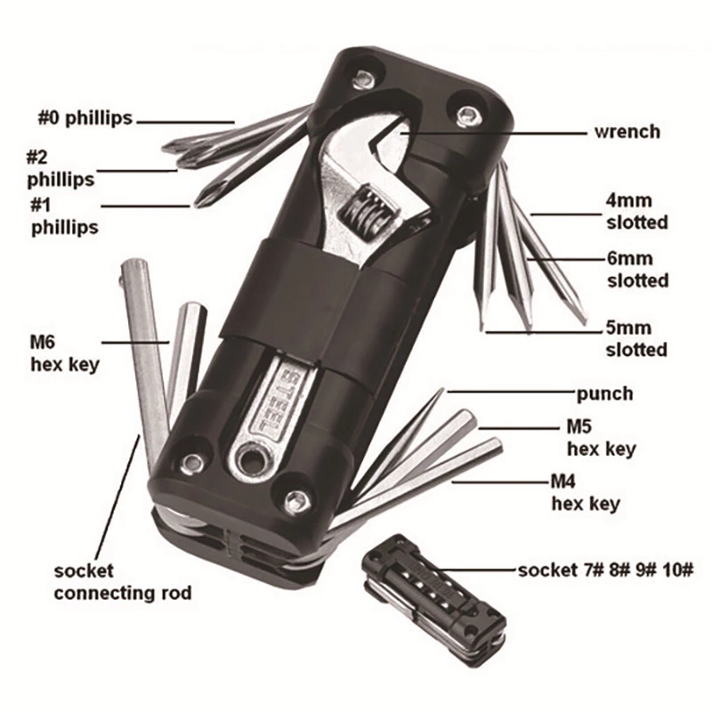 New Bicycle Multifunction Tool Kits Set  Multitool Tire Repair Tool