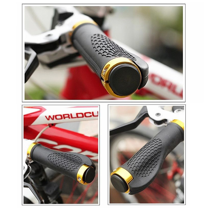 New 1pair Bicycle Handlebar Mountain Bike Handlebar Handle Bicycle Anti-skid Handlebar Rubber