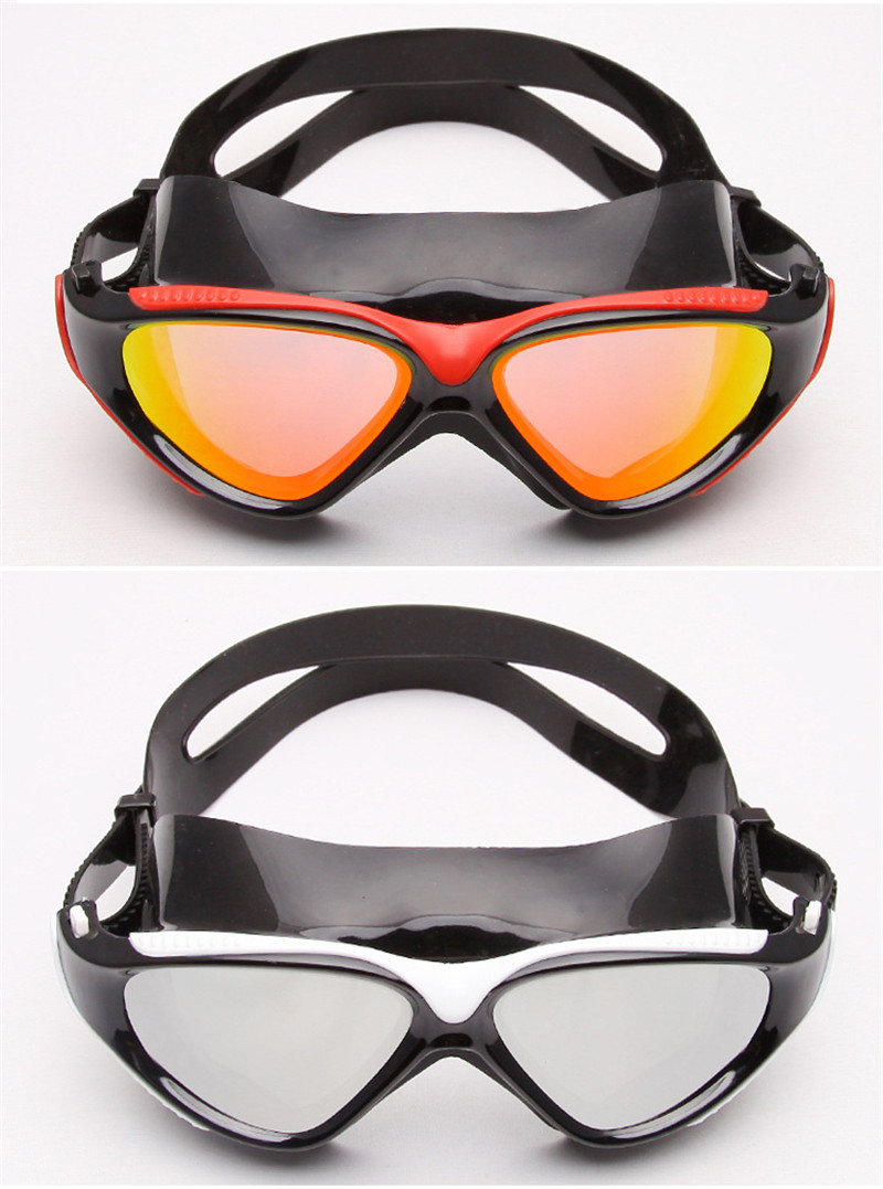 New Professional Brand Large Frame Adjustable Sports Swimming Goggles Swimming Glasses