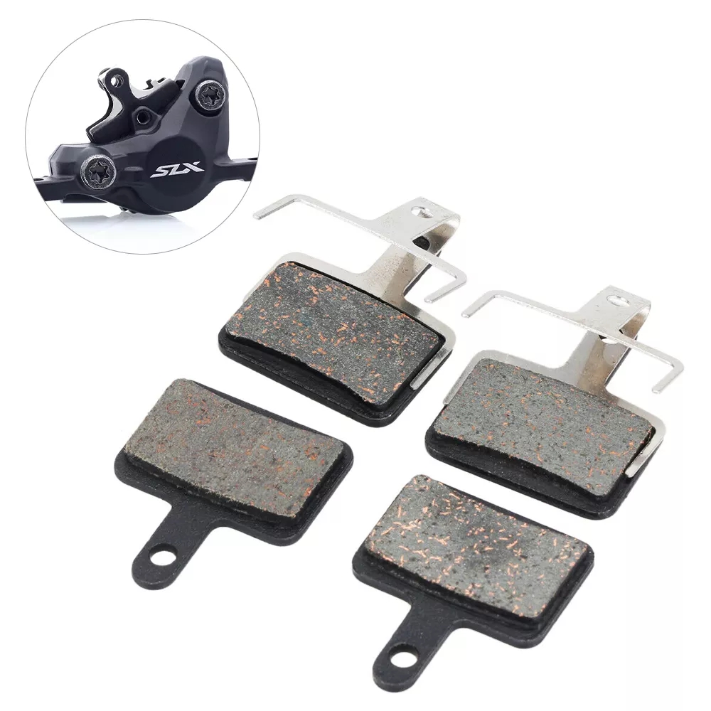 New Bicycle Disc Brake Pads 2 Pairs Mountain Bike Copper Semimetal Hydraulic Disc Brake Pads