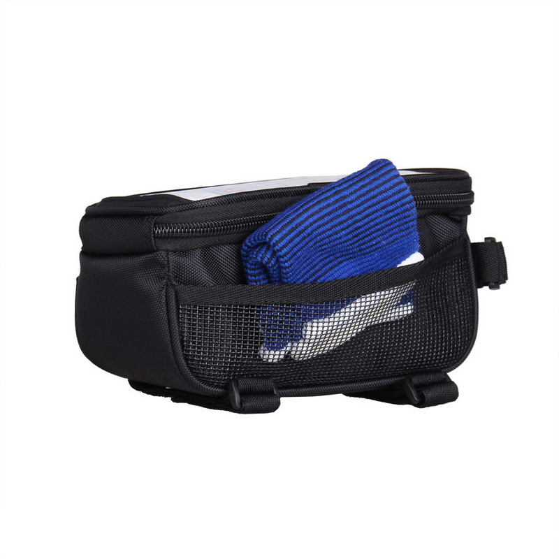 New Bicycle Bag Waterproof Touch Screen MTB Frame Front Tube Storage Mountain Road Bike Bag