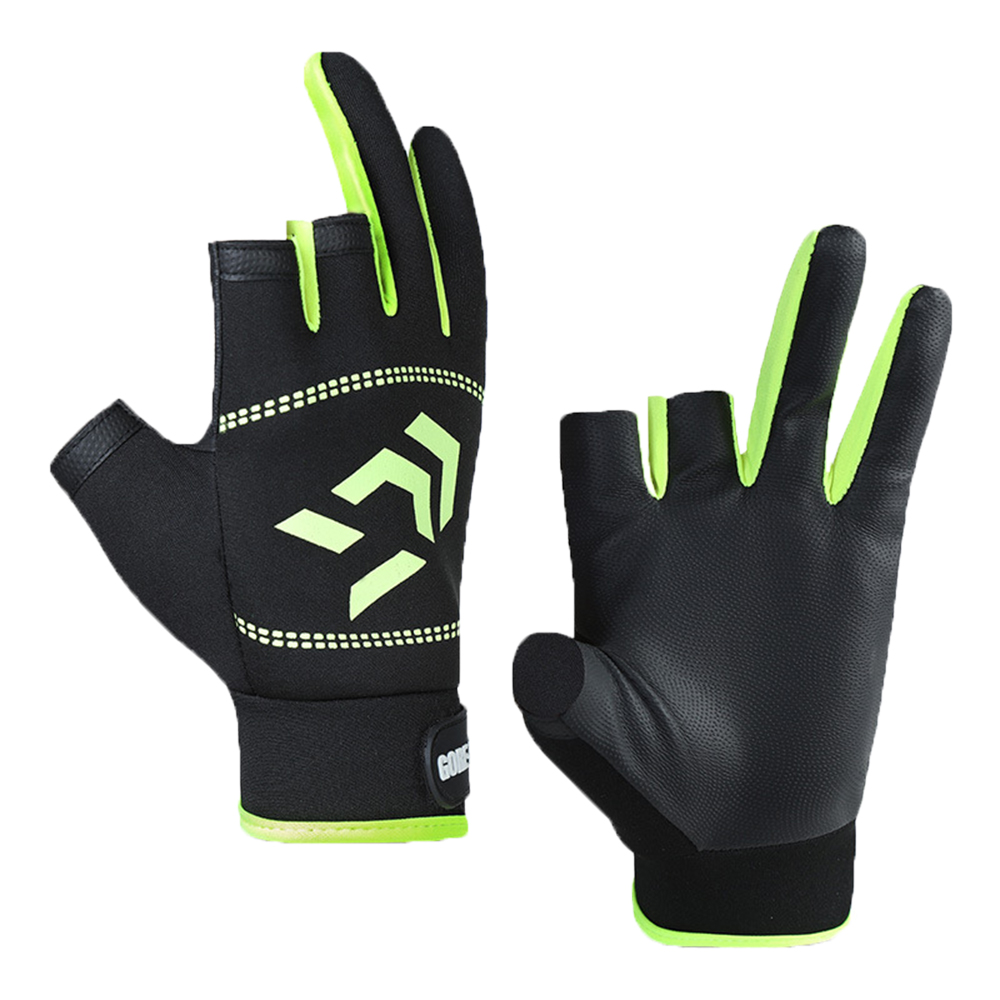 1 Pair Fishing Gloves Men Women Outdoor Fishing Anti-slip Finger Sports Fish Gloves