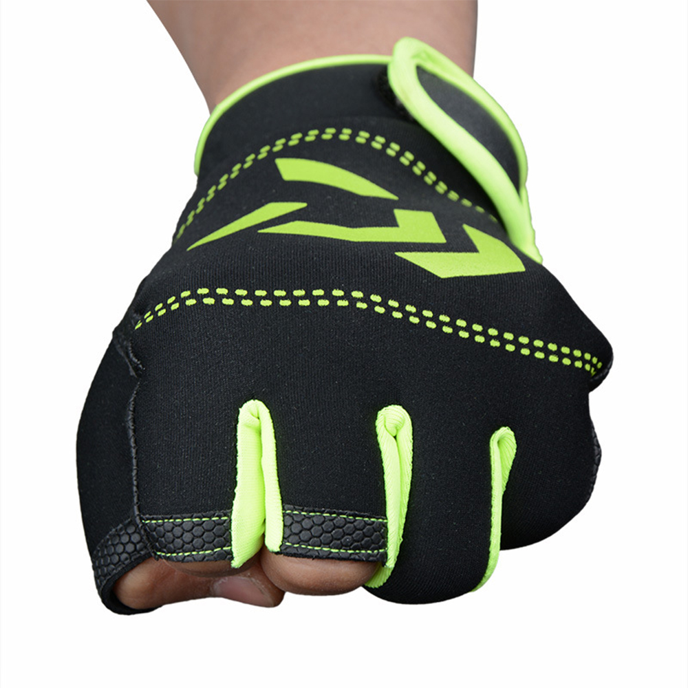 1 Pair Fishing Gloves Men Women Outdoor Fishing Anti-slip Finger Sports Fish Gloves