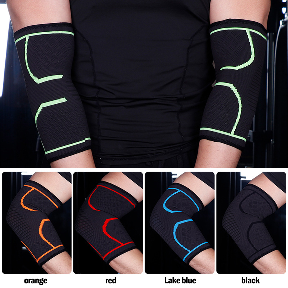 1PC Elbow Support Elastic Gym Sport Elbow Protective Pad Sport Basketball Arm Sleeve Elbow Brace