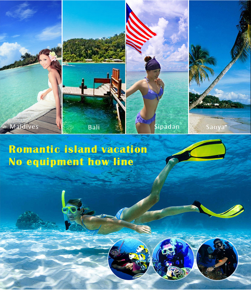 New Snorkeling Diving Swimming Fins Adult Flexible Swimming Fins Submersible Foot Fins Flippers