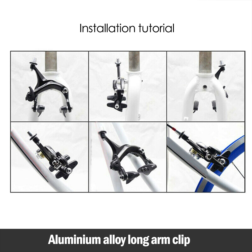 New Bicycle Brake Racing Road Bike Dual Pivot Brake Aluminum Side Pull Caliper Front Rear Bicycle