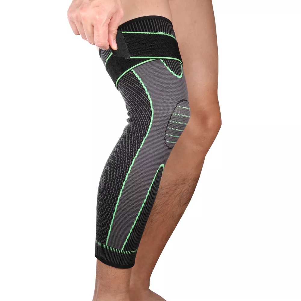 New Elasticity Knee Protector Brace Leg Sleeve Knee Pads Calf Knee Support Brace Protector