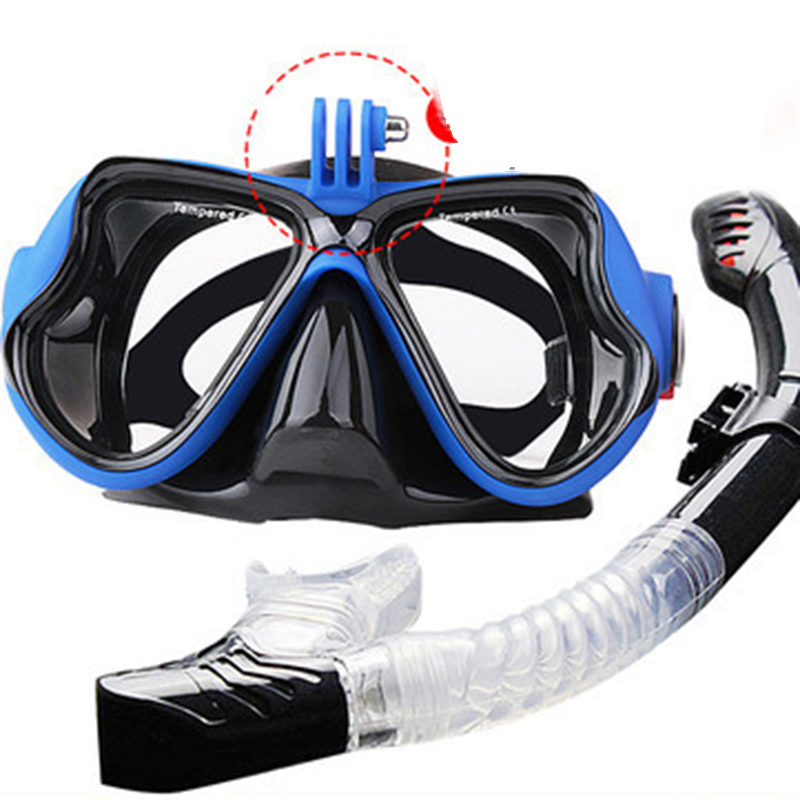 Underwater Camera Diving Swimming Goggles Snorkel Scuba Diving Equipment Camera  Holder For Go Pro