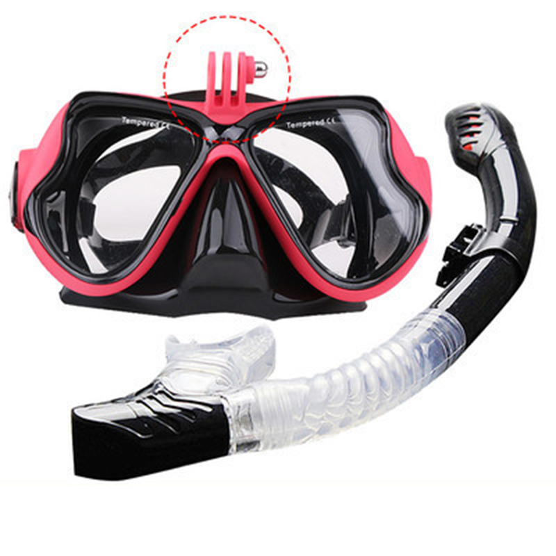 Underwater Camera Diving Swimming Goggles Snorkel Scuba Diving Equipment Camera  Holder For Go Pro