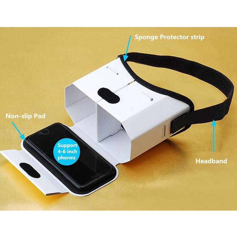 Outdoor DIY Portable Virtual Reality Glasses Google Cardboard 3D Glasses VR glasses For SmartPhone