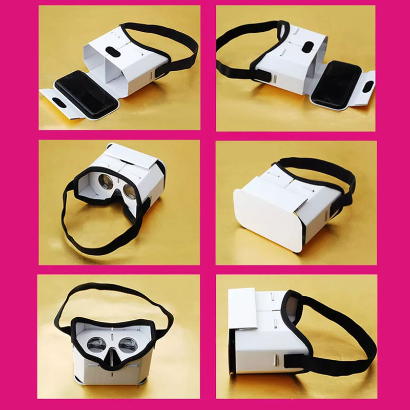 Outdoor DIY Portable Virtual Reality Glasses Google Cardboard 3D Glasses VR glasses For SmartPhone