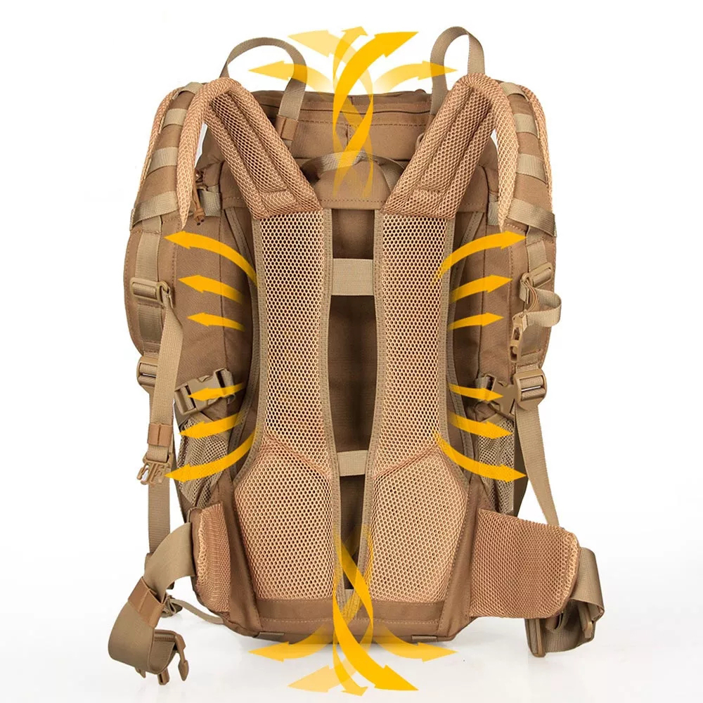 1000D Outdoor Sport Climbing Mountaineering Backpack Camping Hiking Trekking Rucksack Travel Waterproof Bag