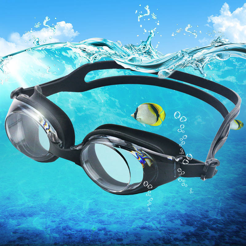 New Unisex Swimming Goggles Waterproof Anti Fog Glasses Set UV Protection Adjustable Glasses
