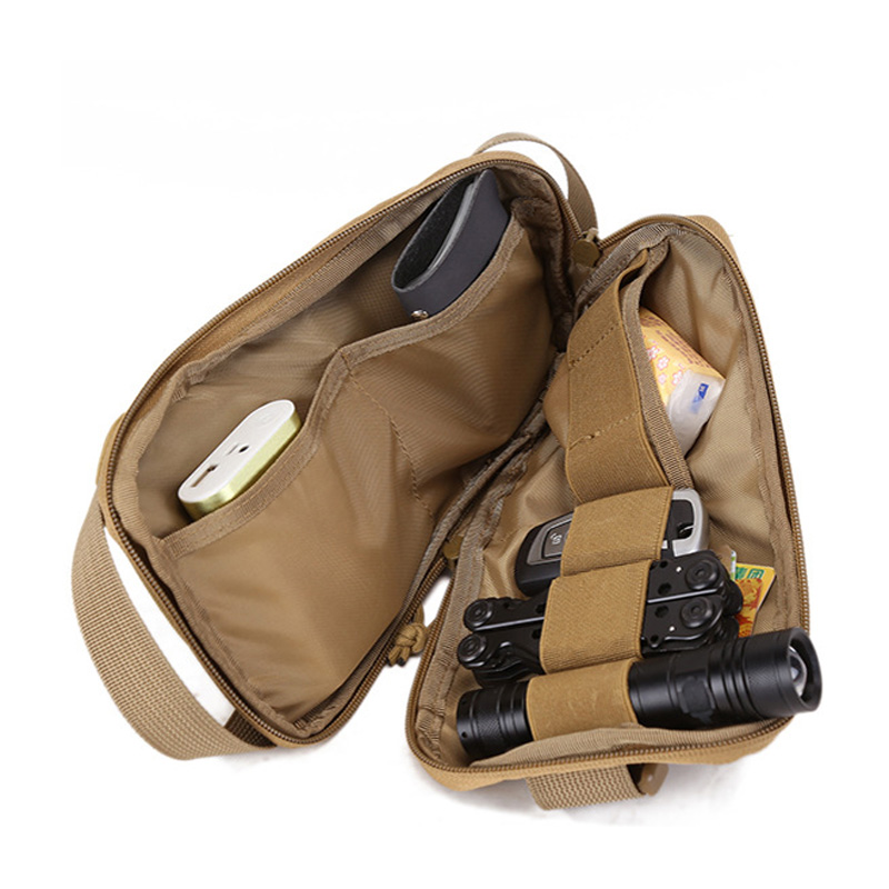 Outdoor Shoulder Bag Belt Waist Pack  Outdoor Sports Travel Wallet Phone Holder Case Pouch Chest Bag