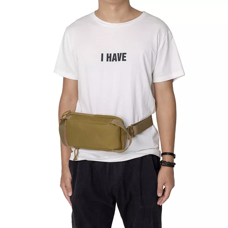 Outdoor Shoulder Bag Belt Waist Pack  Outdoor Sports Travel Wallet Phone Holder Case Pouch Chest Bag