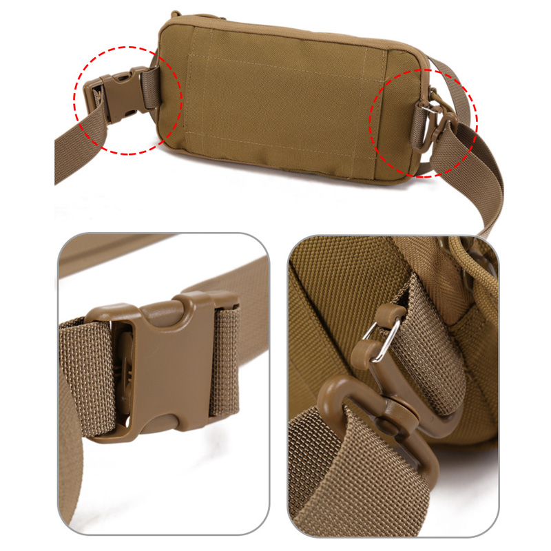 Outdoor Shoulder Bag Belt Waist Pack  Outdoor Sports Travel Wallet Phone Holder Case Pouch Chest Bag