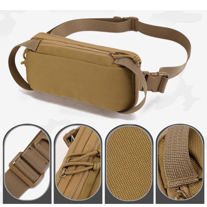 Outdoor Shoulder Bag Belt Waist Pack  Outdoor Sports Travel Wallet Phone Holder Case Pouch Chest Bag